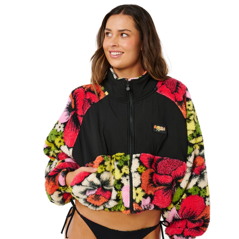 Campera Rip Curl Blooming Polar Fleece - Multicolor Campera Rip Curl Blooming Polar Fleece - Multicolor