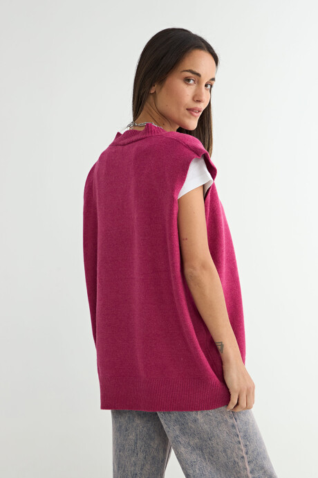 CHALECO CEDRÓ FUCSIA
