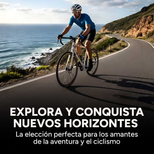 Bicicleta Kajla Ruta Rodado 26 Freno De Disco 21 Velocidades Blanco 1