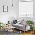 Cortina Blackout Texturada 100% opaca roller 1.20x2.00m Blanco
