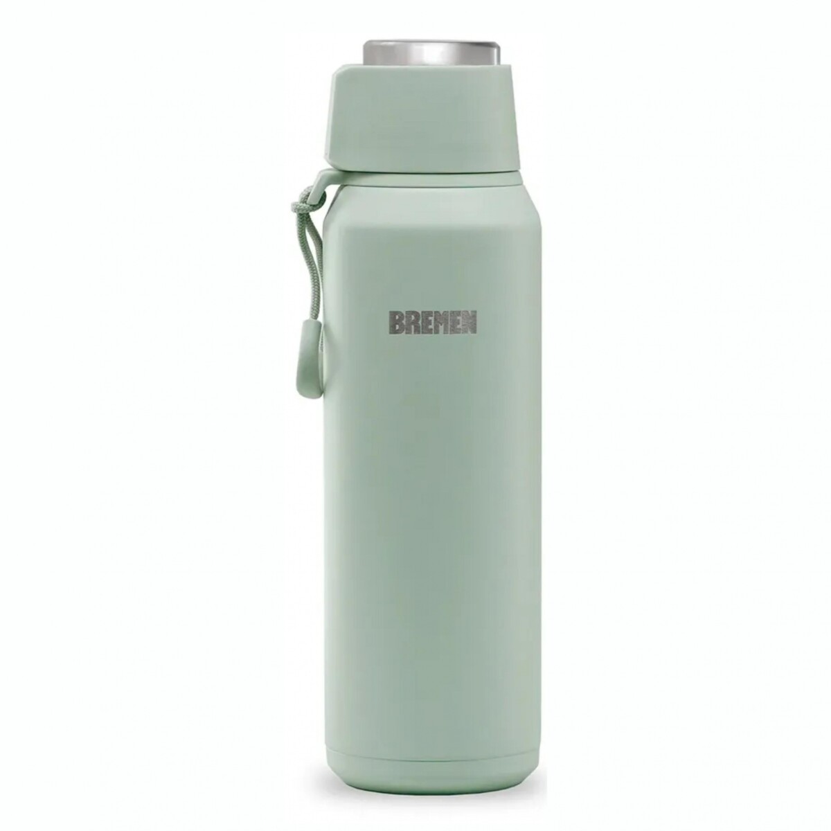 Termo BREMEN Capacidad 600ML Tapa Magnetica Acero Inoxidable Pico Cebador - Green 