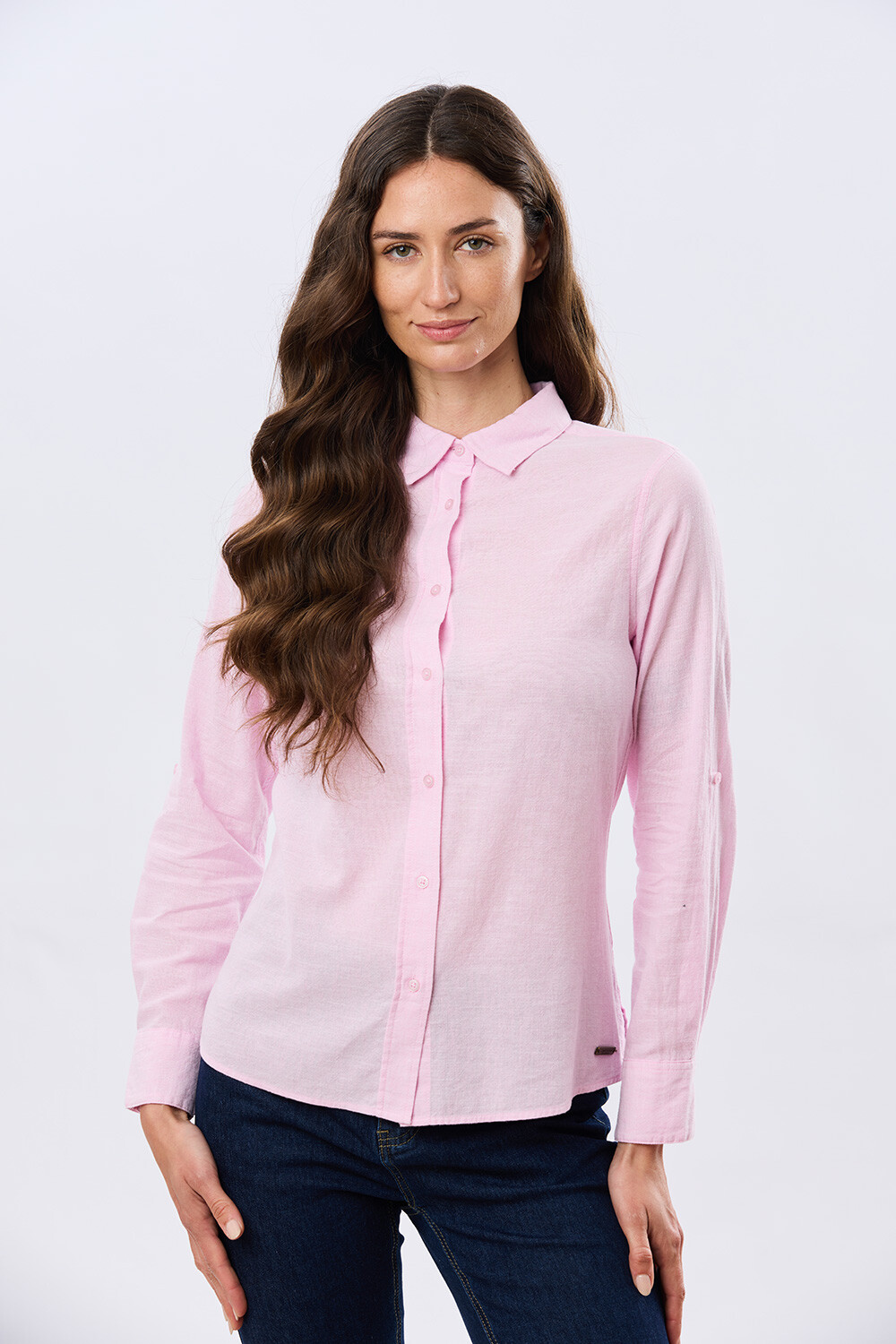 CAMISA LISA DE LINO Rosacla