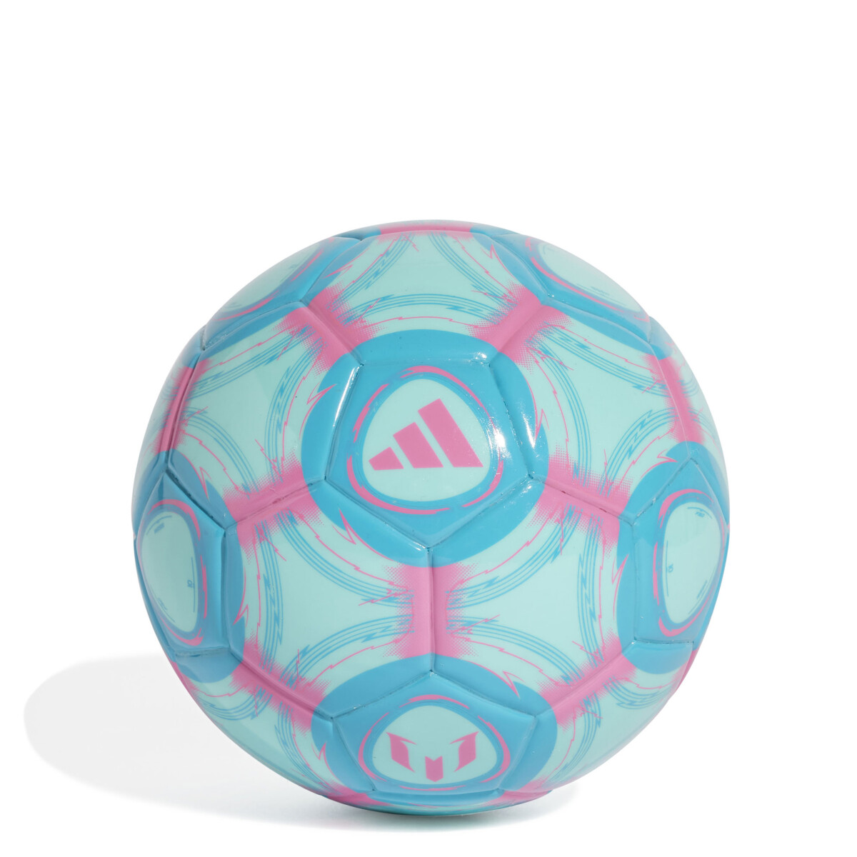 Pelota Adidas Messi Mini - Verde Agua - Celeste - Rosado 