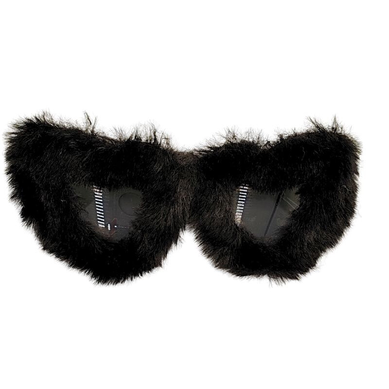 Lentes con Peluche Negro