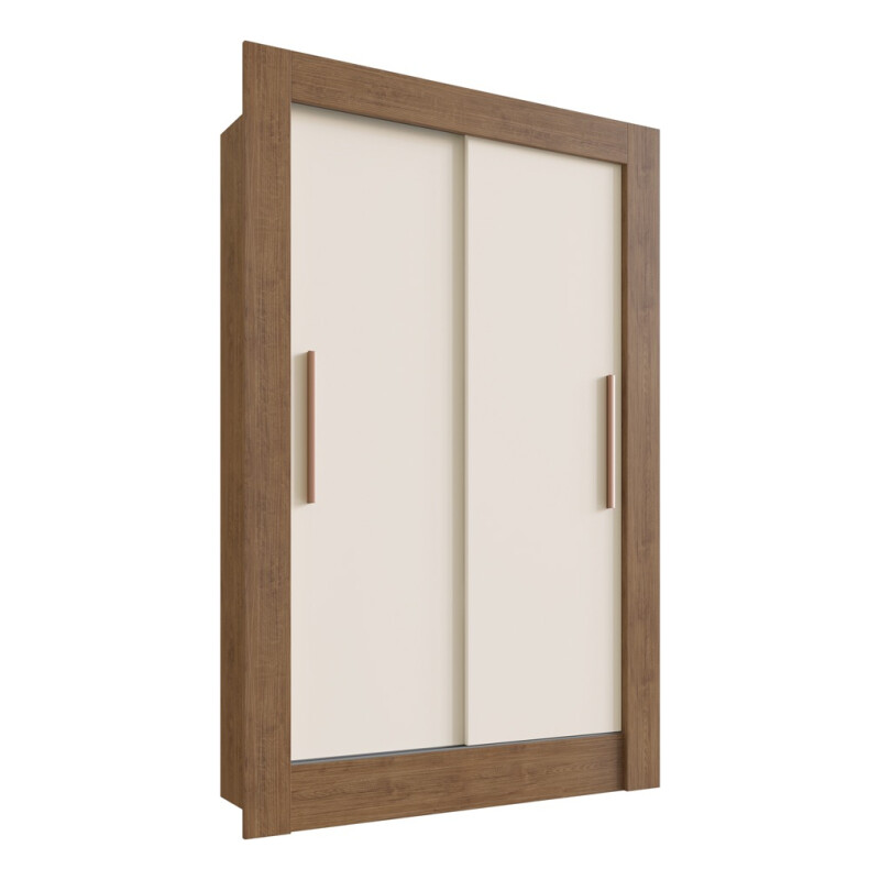 Ropero Placard 2 Puertas Corredizas Dormitorio Marrón