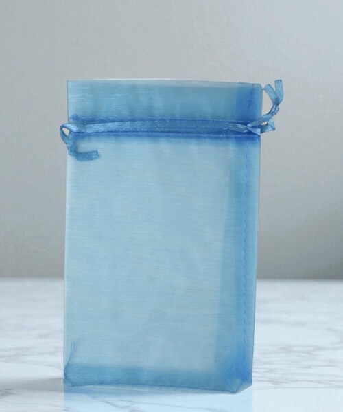 Bolsa organza 12x17 cm. CELESTE