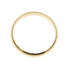Par de alianzas clásicas en oro amarillo 18k bombé de 4mm Par de alianzas clásicas en oro amarillo 18k bombé de 4mm