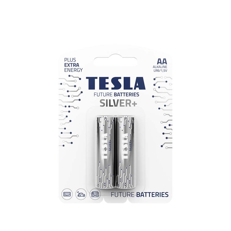 Tesla AA Silver Blister 2u Tesla AA Silver Blister 2u