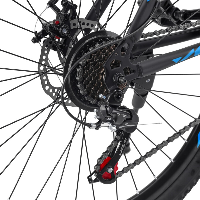 Bicicleta Montaña Rodado 26 Con 21 De Velocidad Aro 26 Azul