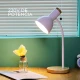 Lampara De Escritorio Portatil Nordica Con Madera Vintage Rosa