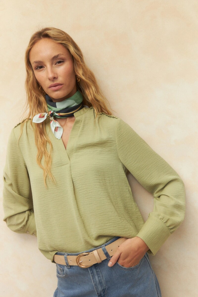 BLUZA ALLIE AZEDA - VERDE 