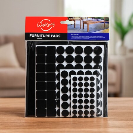 PROTECTOR DE MUEBLES DE FIELTRO X133 NEGRO