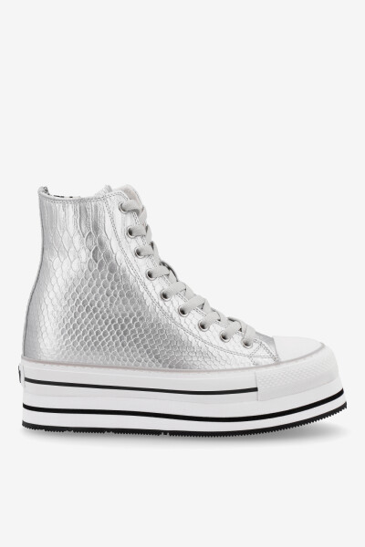 ZAPATILLA OLD SCHOOL - CAÑA SU Plata