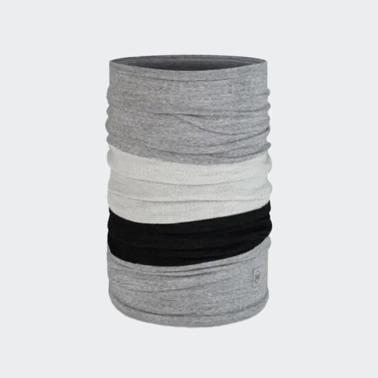 Bufanda Buff Merino Move Block Gris