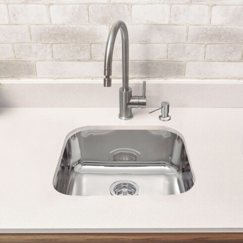 PILETA COCINA ACERO INOXIDABLE PRE PULIDA CANASTILLA 000