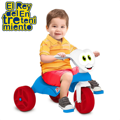 Triciclo Infantil A Pedal Zootiko C/Asiento Anatómico Azul