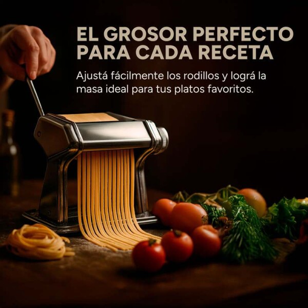 Maquina Para Hacer Tallarines Pastas Ravioles Y Estirar Masa Variante Color Plateado