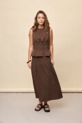 FALDA OCEANO Chocolate