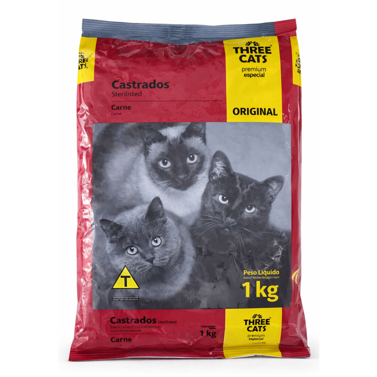 ALIMENTO DE GATO THREE CATS ORIGINAL 1KG 