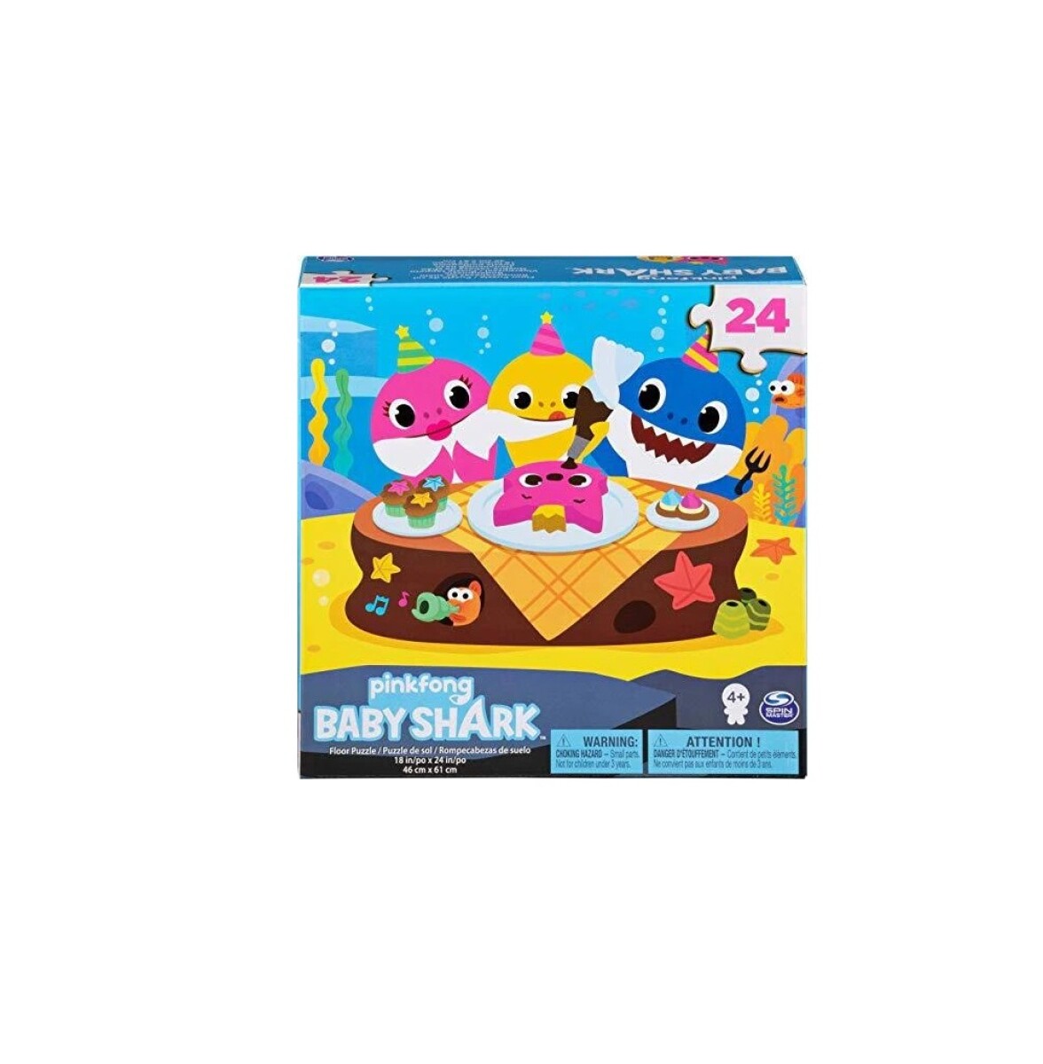 JUEGOS BABY SHARK - PUZZLE 24 PIEZAS 