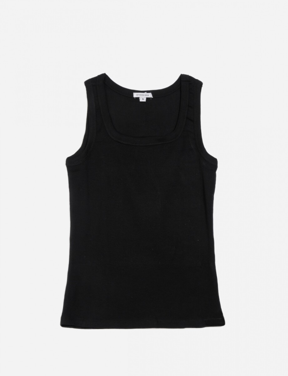 Musculosa de rib - Negro 