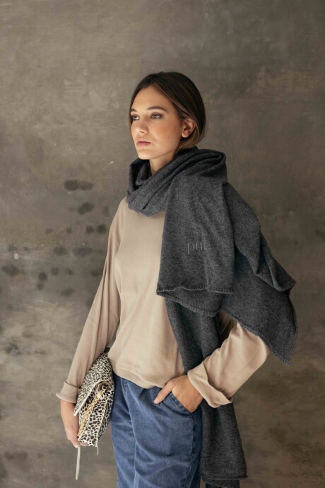 Pashmina PUR Gris Oscuro