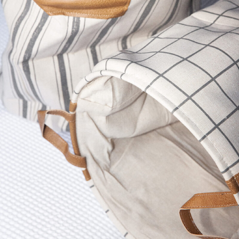 Canasto cesto para ropa sucia tela Cuadros