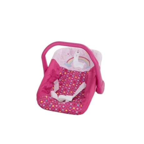 Coche de Muñeca set 4 piezas Fucsia - LLAMA Coche de Muñeca set 4 piezas Fucsia - LLAMA