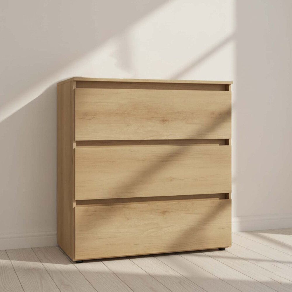 CÓMODA 3 CAJONES MDP MARRON CONDESSA