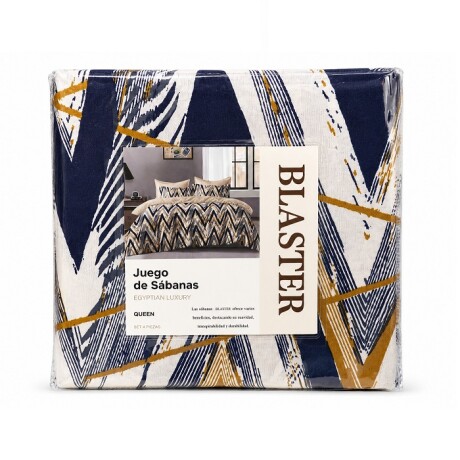 JUEGO DE SABANAS BLASTER QUEEN 4 PCS 220 X 230 CM 25NA-3-3 DISEÑOS VARIOS 001