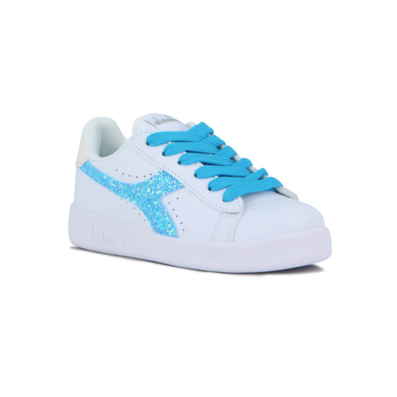 Diadora Knock On Lifestyle Niños Blanco-turquesa Blanco-turquesa