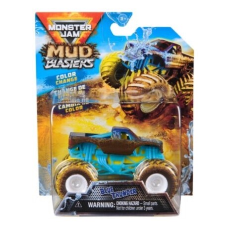 Vehiculo Monster Jam 58810 Cambio de Color 1:64 BLUE-THUNDER