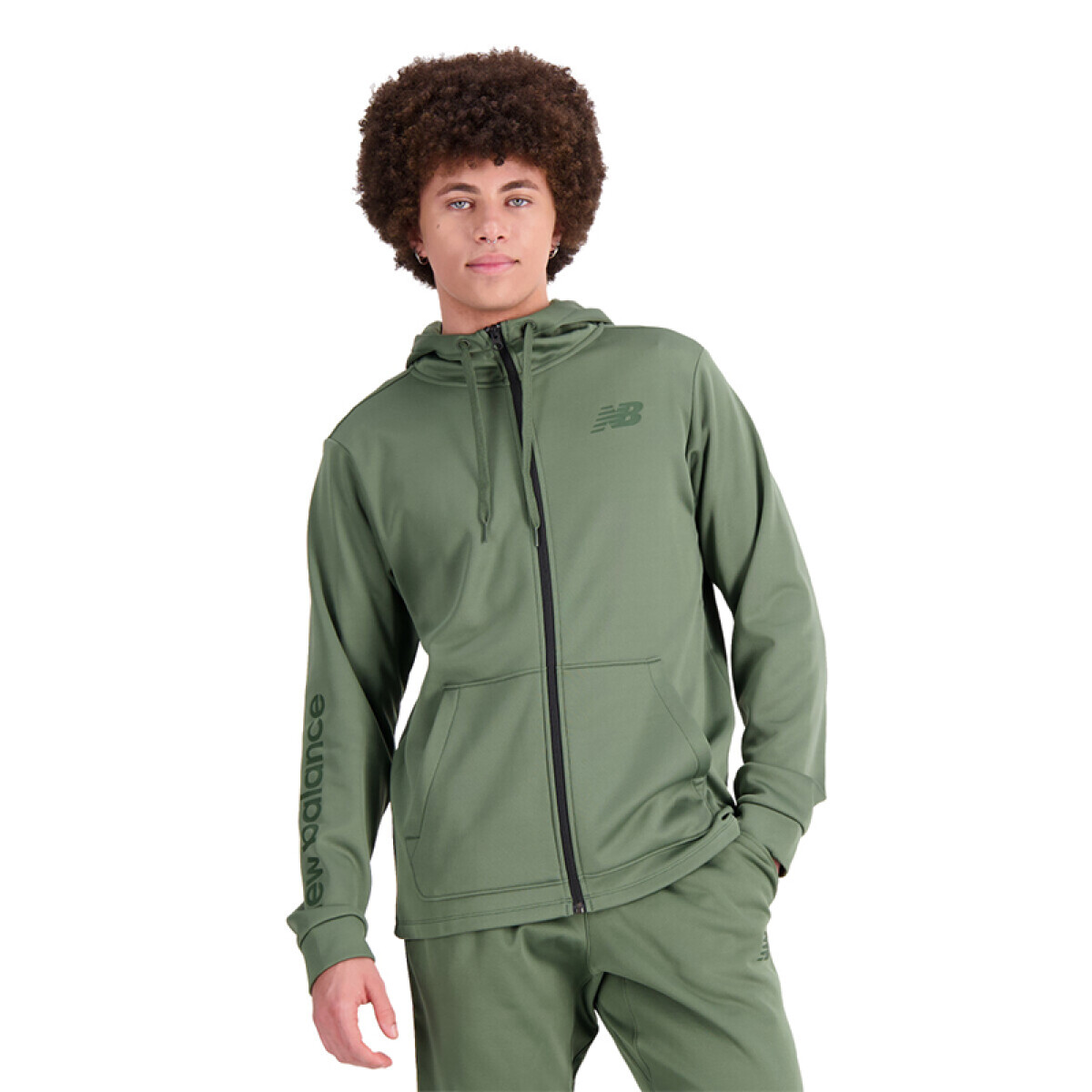 Campera New Balance Tenacity - Verde 