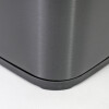 BASURERO INOX NEGRO 18X18X30.5CM Unica