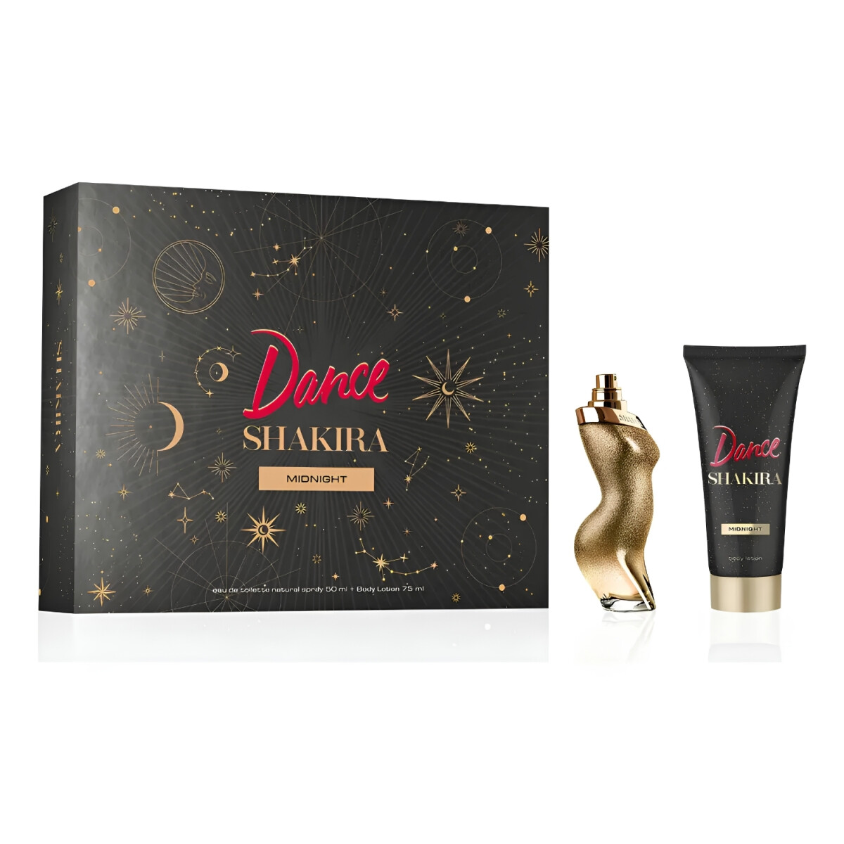 Set Shakira Dance Midnight Edt 50 ml + BL 75 ml 