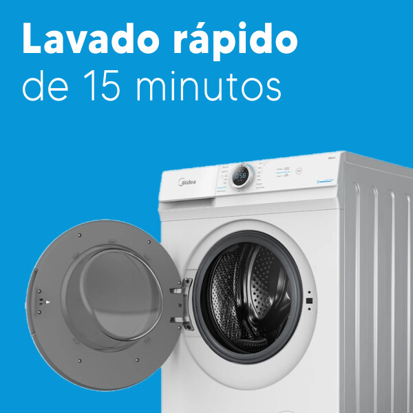 Lavarropas Midea Mf100w70/w-uy 7kg LAVARROPAS MIDEA 7KG MF100W70 CARG FRONT