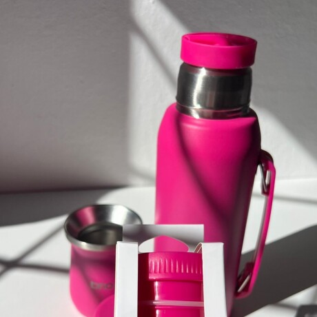 Tapón cebador hueco antiderrame para termo brio Frambuesa