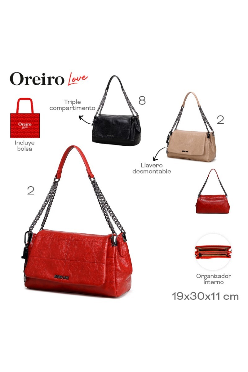 Cartera Las Oreiro Negro