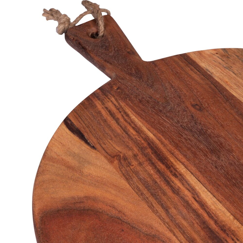 TABLA REDONDA DE ACACIA MADERA-ACACIA MARRON 8198