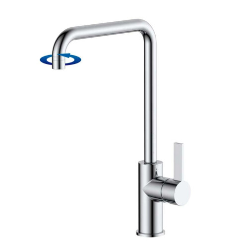 GRIFERIA DE COCINA PICO ALTO AQUALIA MONOCOMANDO C/SPRAY DOS FUNCIONES CROMO 000