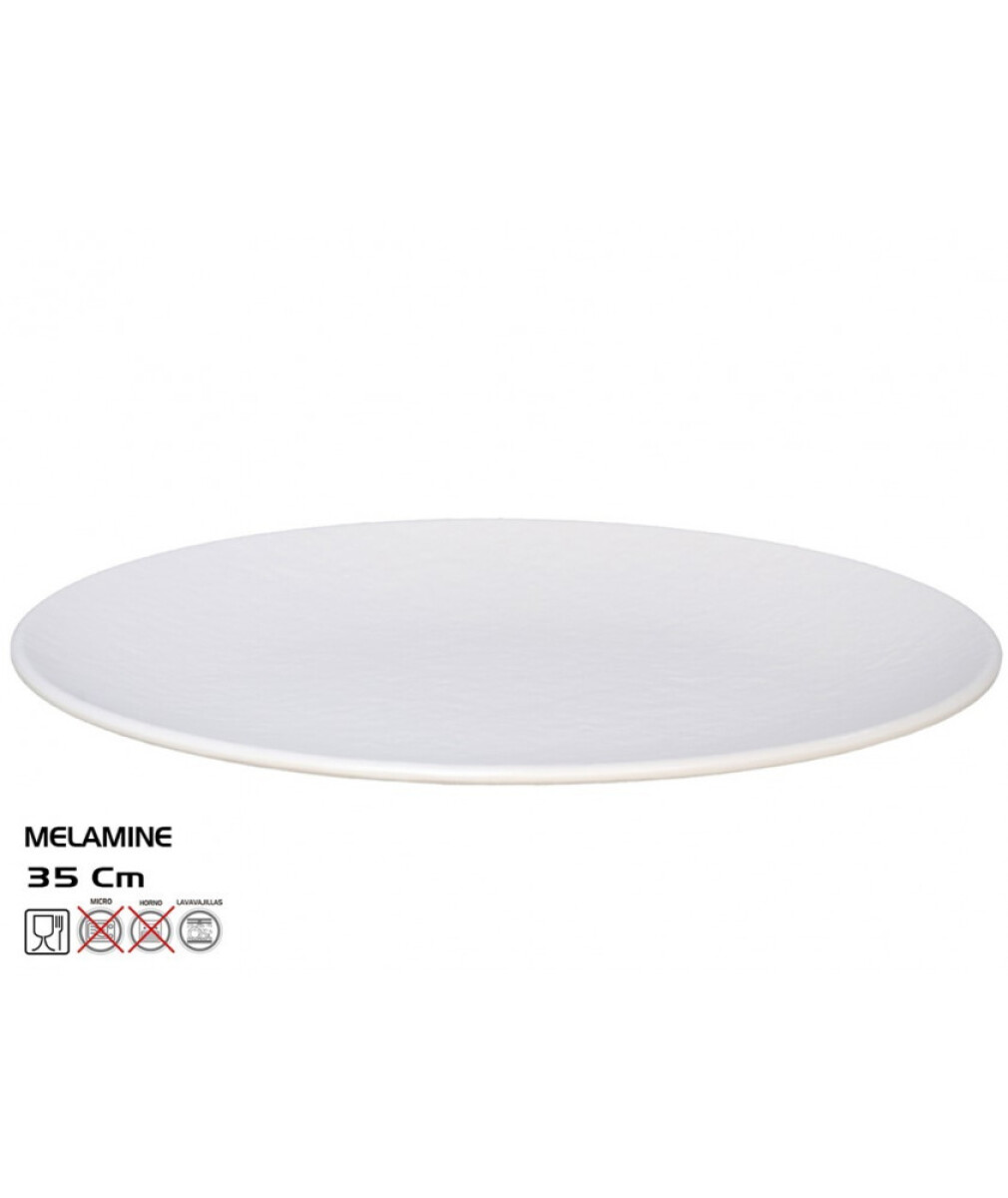 Fuente Oval Tilda 35x26Cm Blanco - Melamina 