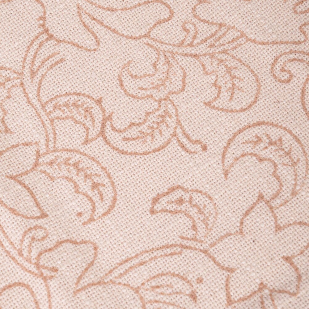 REPASADOR ALGODON NATURAL-BEIGE FLOREAL BEIGE