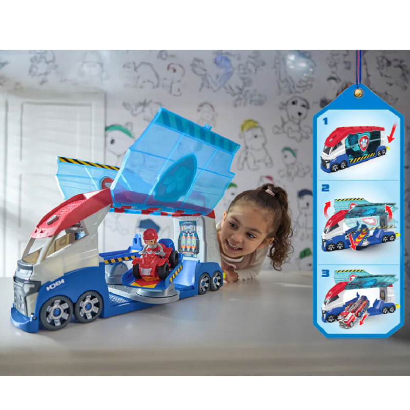 Vehículo Misión Rescate con todos los personajes Paw Patroller Vehículo Misión Rescate con todos los personajes Paw Patroller
