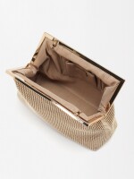 Bolso De Fiesta Mesh dorado
