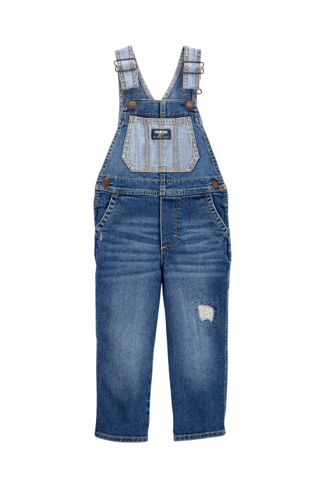 Enterito jean con rasgado. Talles 2-5T Sin color