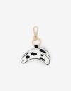 Llavero Cuero/PU Llavero Y Bag Charm Dálmata - Combinacion Bicolor