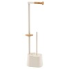 ORGANIZADOR BEIGE P/PAPEL/CEPILLO P/BAÑO Unica