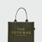MARC JACOBS - THE LEATHER LARGE TOTE BAG Verde