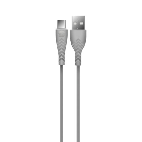 Cable USB A - TYPE-C 3.1A 1m ALO FLASH Gris