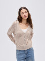 Cardigan Brau Beige